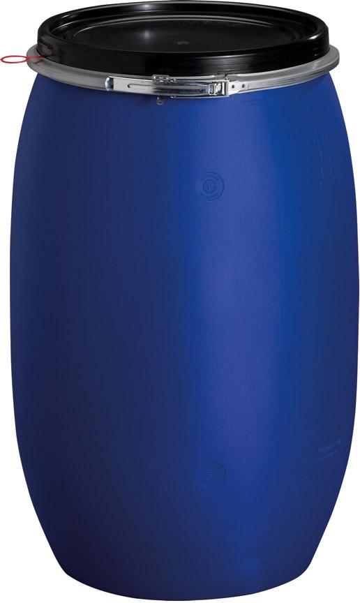 Weithalsfass 120 l blau D490xH800 mm Öffnung D395 mm Produktbild img1 L