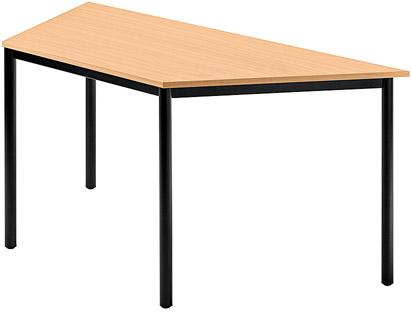 Trapeztisch 1600x693x720 Buche/schwarz DR Produktbild img1 L
