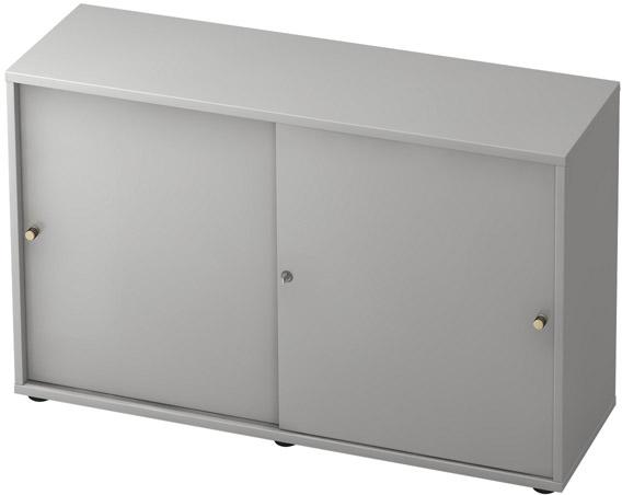 Schiebetürenschrank ProfiGrau, 120x40x74,8mm, 2OH Produktbild img1 L