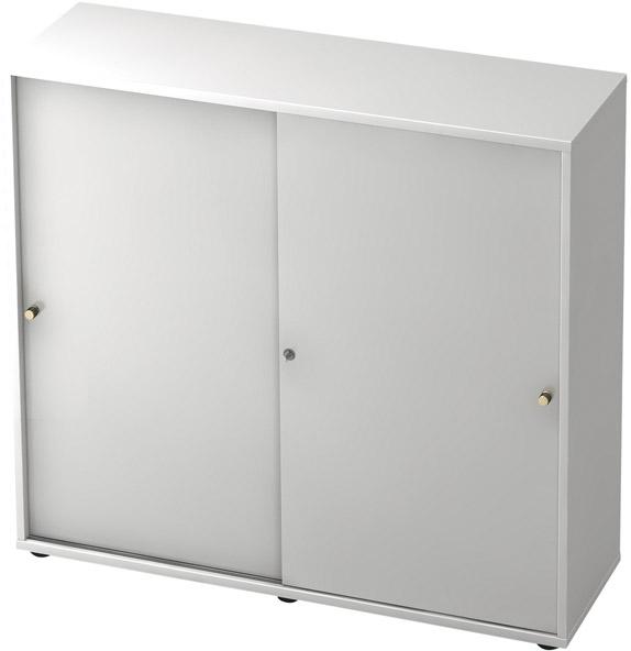 Schiebetürenschrank ProfiWeiß, 120x40x100mm, 3OH Produktbild img1 L