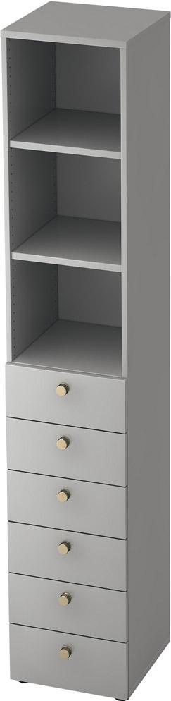 Kombischr. Profi Grau 6 OH, 40x42x215,6mm Produktbild img1 L