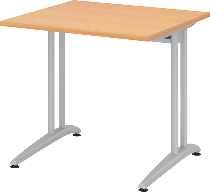 Schreibtisch Buche 800x800 mm Produktbild img1 L