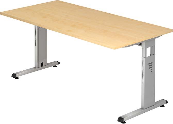 Schreibtisch Ahorn 1600x800x680-760 mm O Produktbild img1 L