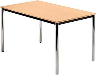 Bespr.-tisch 120 x 80 Buche/Chrom Produktbild img1 L