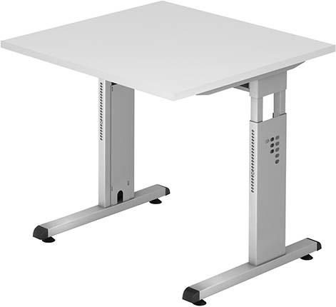 Schreibtisch Weiß 80x80x72 cm O-Serie Produktbild img1 L