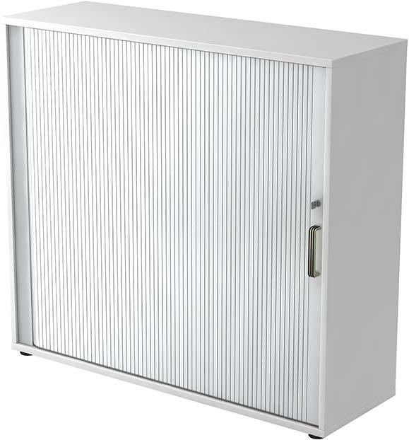 Rolladenschrank 120x40x1100cm Weiß/Silber Produktbild img1 L