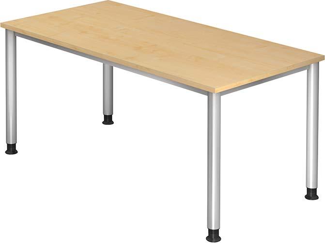 Schreibtisch Ahorn 1600x800 mm H-Serie Produktbild img1 L