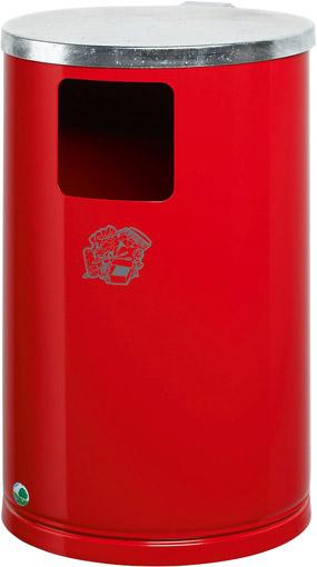 Abfallsammler 30 l rot verschließbar VAR Produktbild img1 L