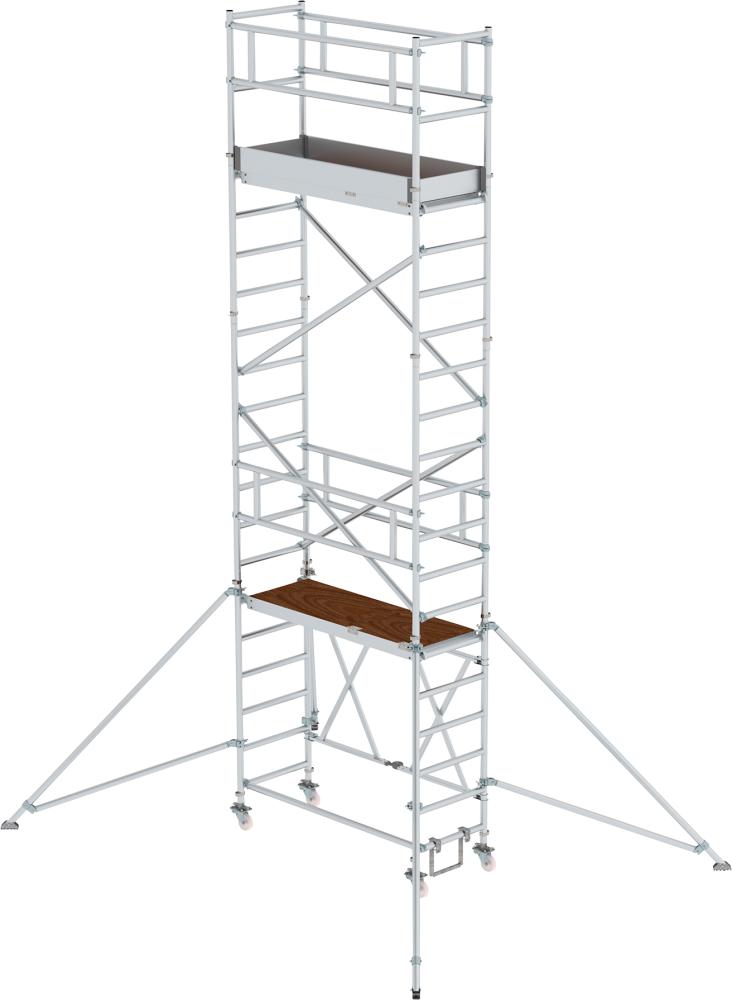 Alu-Klappgerüst Plattform B1800xT750 mm Plattformhöhe 4,80 m Arbeitshöhe bis 6,80 m Produktbild img1 L