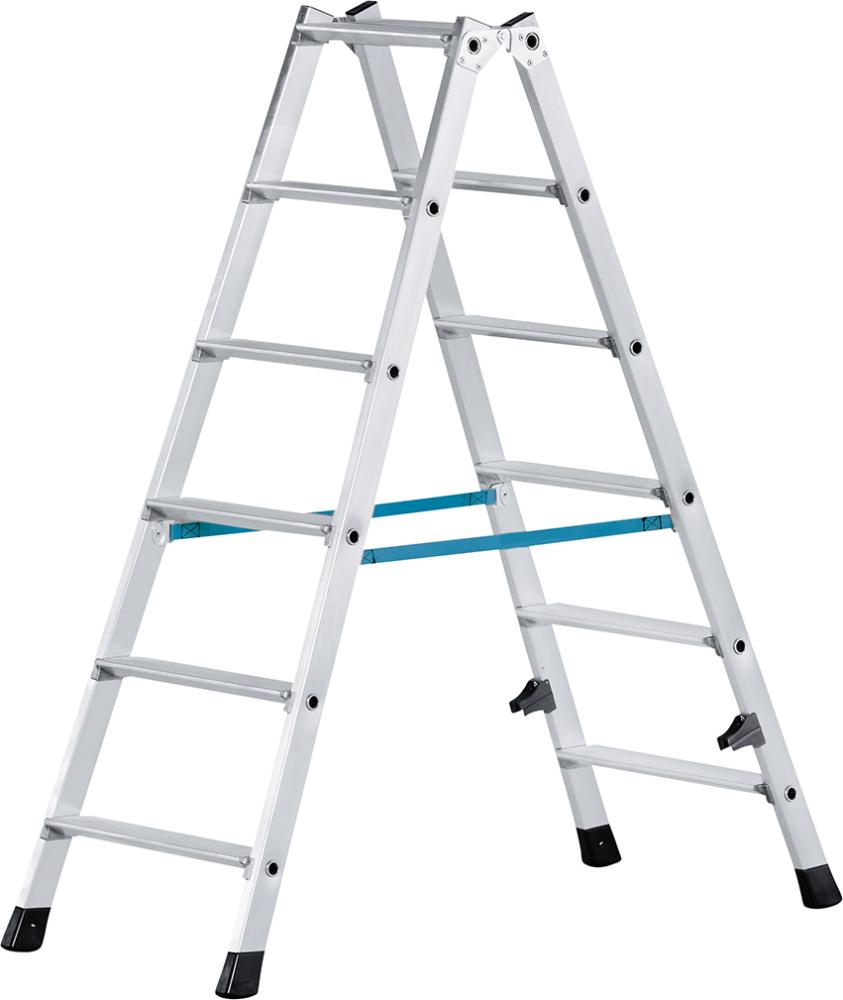 Stehleiter Nova B 2x7 Stufen Leiterlänge 1, 61 m Arbeitshöhe 3, 00 ZARGES Produktbild img1 L