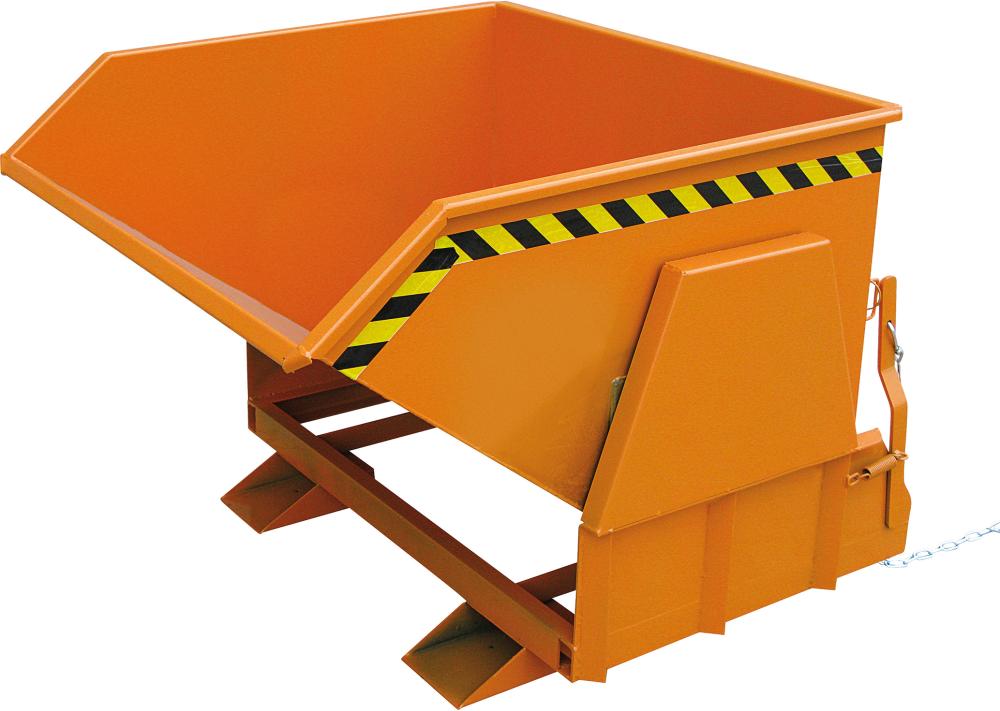 EICHINGER Kippbehälter geschützte Abrollkufen Tragkraft 2500kg Inhalt 1250l RAL2004 Produktbild img1 L