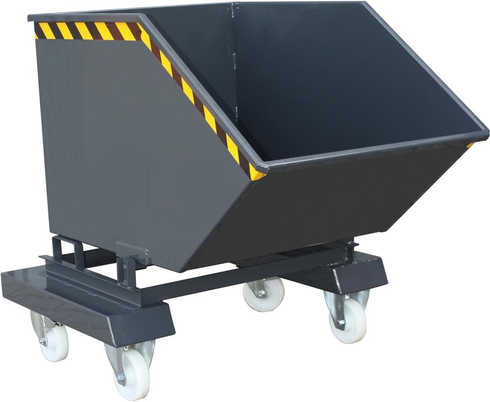 Kastenwagen 250 l B910xT1050xH935 mm RAL7016,Tragkraft 300kg mit Schiebegriff Produktbild img1 L