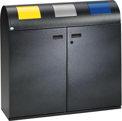 Wertstoffsammelstation WS 100R antik-silber Produktbild img1 L