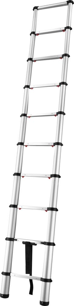 Teleskopleiter FORTIS 10 Sprossen Leiterlänge 0,75m eingef.Arbeitshöhe 2,93 m Produktbild img1 L