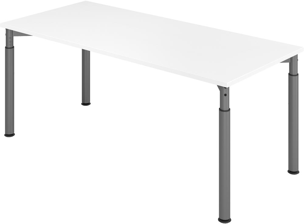 Schreibtisch 4-Fuß 1800x800 mm Weiß Produktbild img1 L