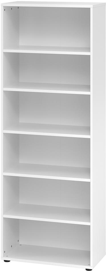 Regal 6 Ordnerhöhen 800x400x2156 mm Weiß Produktbild img1 L