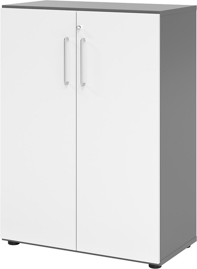 Schrank 3 Ordnerhöhen 800x420x1100 mm Graphit/Weiß Produktbild img1 L