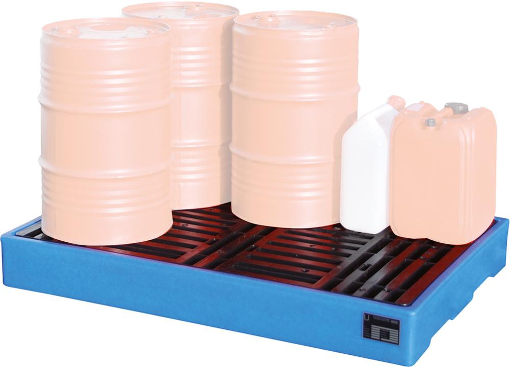 Bodenwanne 1260x860x150 6 Fässer a 60 l Produktbild img1 L