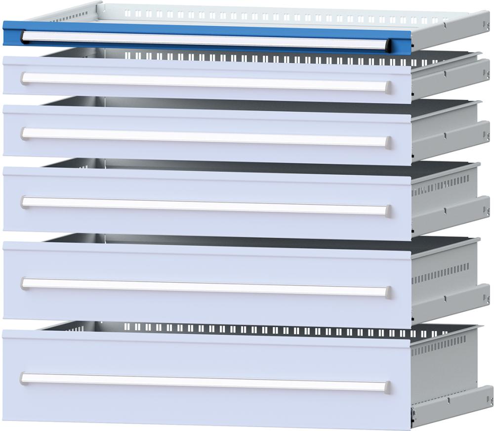Format Schublade B750xT600xFH60mm RAL 5012 Tragkraft 75kg Produktbild img1 L