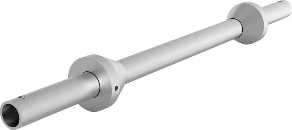 Kabeltrommelachse D42,4xB900 mm mit Zentrierstücke Produktbild img1 L