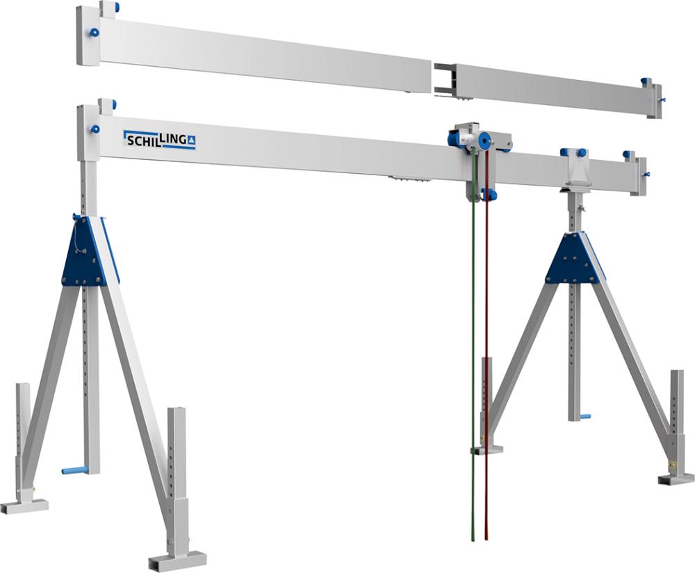 PLANETA Aluportalkran 2/5-25 Tragfähigkeit 1500kg klappbar Produktbild img1 L