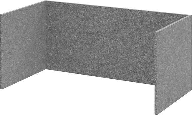 Filzeinschub FlexWall B748xT373xH328 mm 1 OH grau Produktbild img1 L