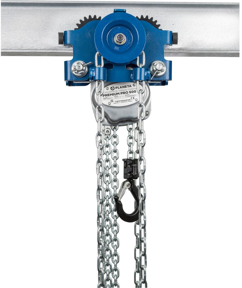 Kombifahrwerk LHT-G-010L mit Haspelfahrwerk und Flaschenzug Hub 3, 0m Tragkraft 1000kg Produktbild img1 L