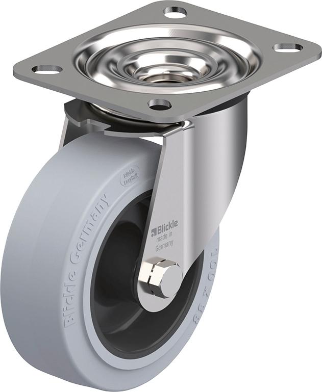 Lenkrolle Rad-D100mm Gummi LEX-POEV 100G-SG Produktbild img1 L