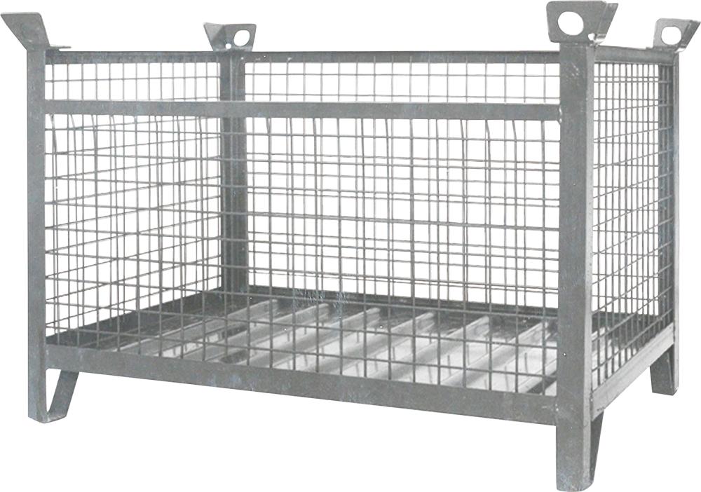 Gitterbox-Stapelpalette 1500 kg feuerverzinkt 1000x800x750 mm Produktbild img1 L