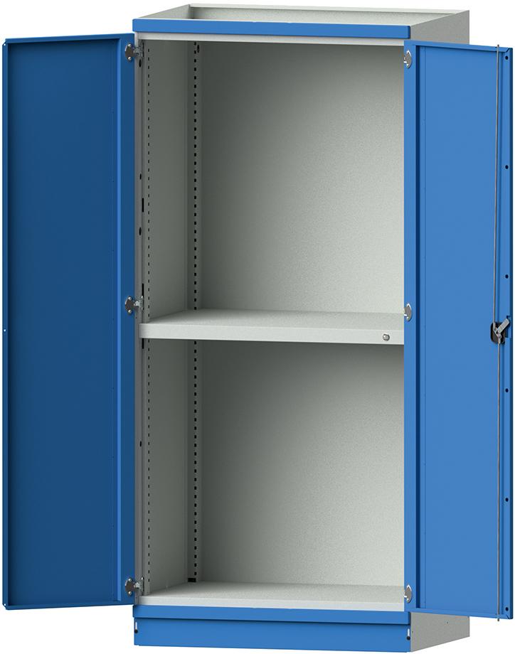 ANKE Leergehäuse Modell 102 B1015xT720xH2200mm mit Türen Nutzhöhe 900mm RAL7035/5012 Produktbild img1 L