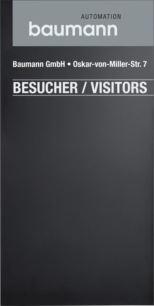 Außenaufsteller Madrid Black Line B1000xH2000 mm aluminium schwarz elox. Produktbild img1 L