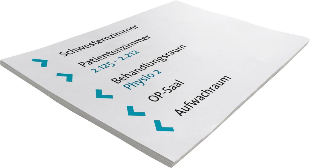 Innenaufsteller Madrid Silver Line System B Papiereinlagen A4 VE 10 Produktbild img1 L