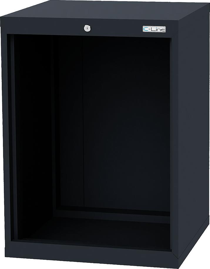 Schrankgehäuse leer B600xT575xH820 mm RAL7016 Produktbild img1 L