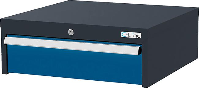 Unterhängeschrank mit 1 Schublade B600xT575xH230 mm RAL 7016/5010 Produktbild img1 L