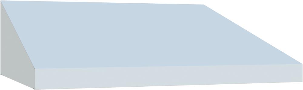 Schrägdachaufsatz für Kleiderschrank Höhe vorn 40mm B900xT500xH200mm Produktbild img1 L