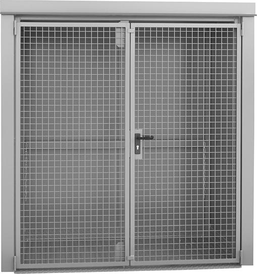 BAUER Gasflaschen-Container GFC-B M1 lackiert RAL7005 Produktbild img1 L