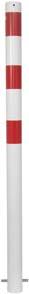 Absperrpfosten rot/weiß H1400xD76 mm zum Einbetonieren Schake Produktbild img1 L