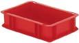 Transport-Stapelkasten B300xT200xH75 mm rot, geschlossen ohne Griffloch LA-KA-PE Produktbild img1 L