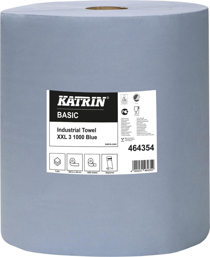 K-Rolle blau 3-lagig 38x36cm 1000 Blatt Produktbild img1 L