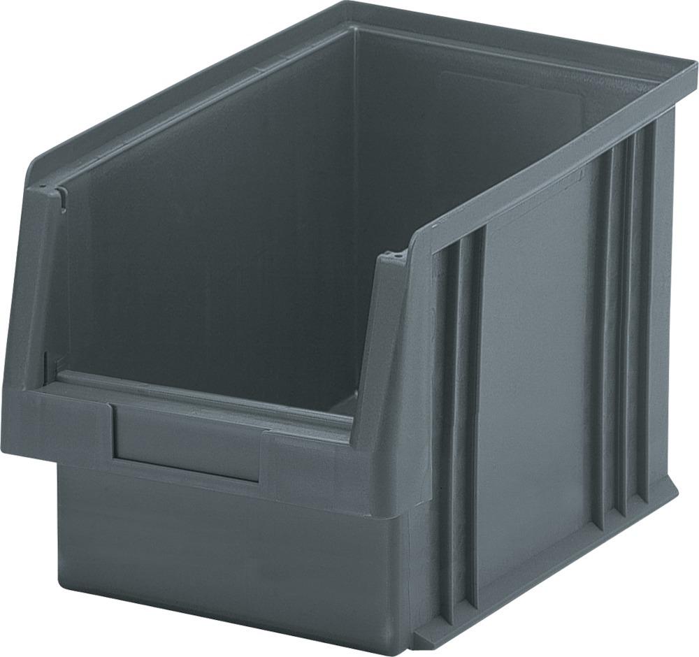 Sichtlagerkasten PLK 2a B213xT330xH200 mm grau LA-KA-PE Produktbild img1 L