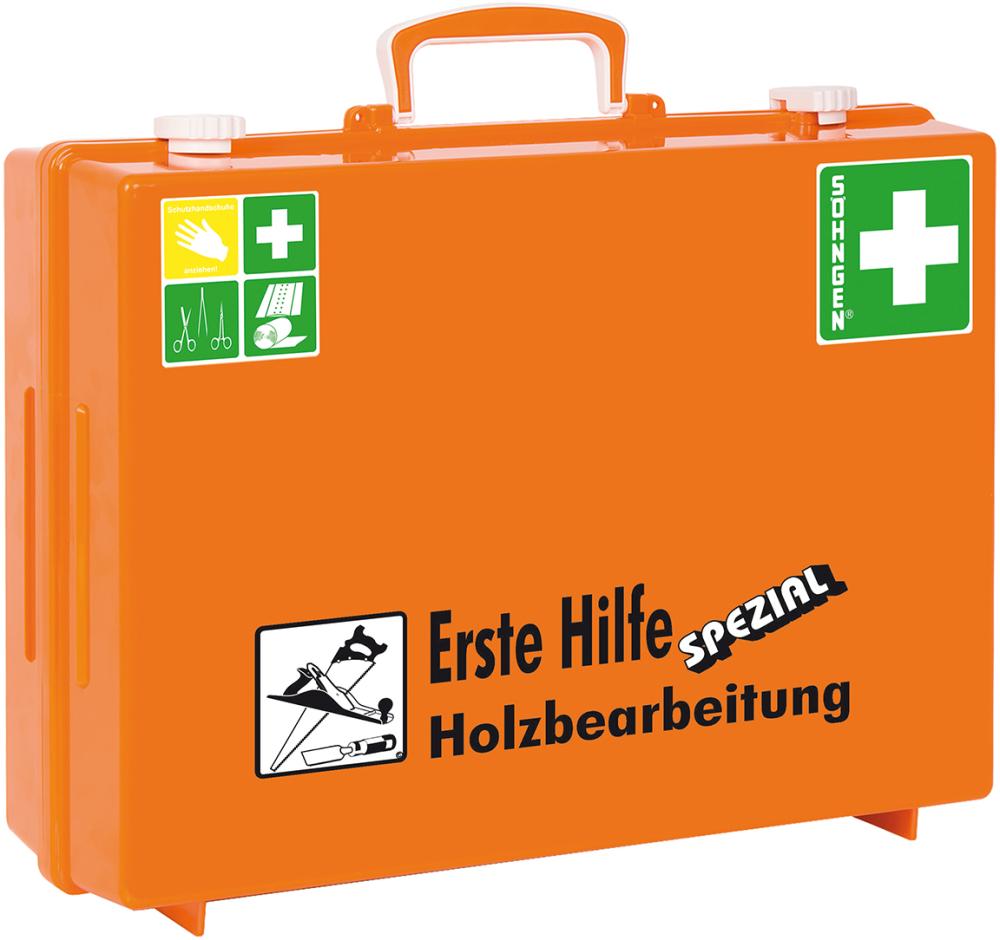 ErsteHilfe-Koffer MT-CD Holzbearbeitung, orange Produktbild img1 L