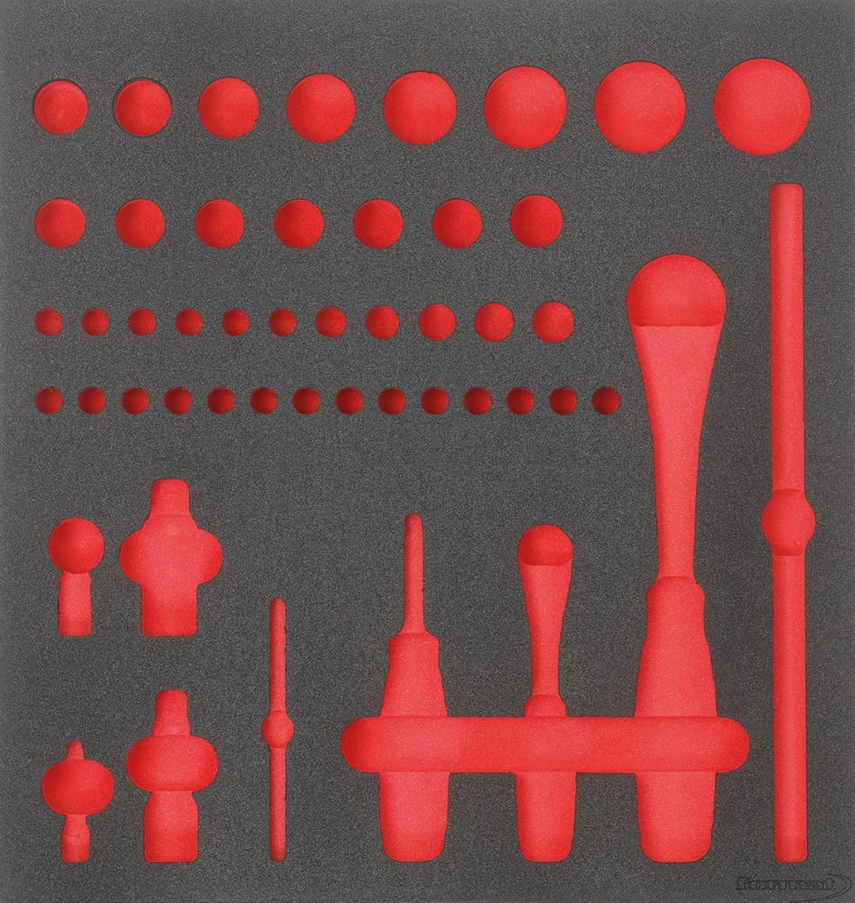 Werkzeugmodul 2/3 leer Steckschlüssel 1/4" und 1/2" FORMAT Produktbild img1 L