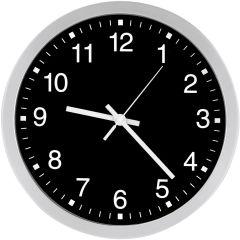 Quarz-Wanduhr D300 eleg. Ziffernblatt sw, Zahlen Mobatime Produktbild img1 L