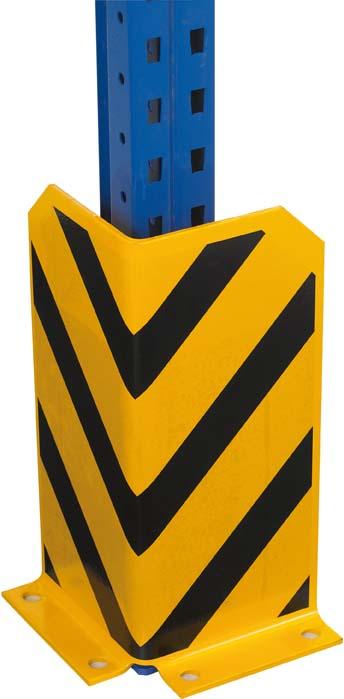 Rammschutz L-Form Höhe 400 mm schwarz/gelb SCHULTE Lagertechnik Produktbild img1 L