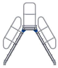 Überstieg 60 Grad 9 Stufen 800 mm breit Höhe 2,13 m ZARGES Produktbild img1 L