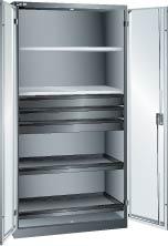 Flügeltürschrank, mit 2 Verstellböden, 3 Schubladen, 2 Auszugböden Produktbild img1 L
