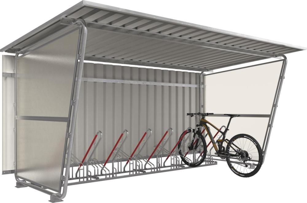 Seitenwand aus Polyester für Überdachung Mod. Siegen Produktbild img1 L