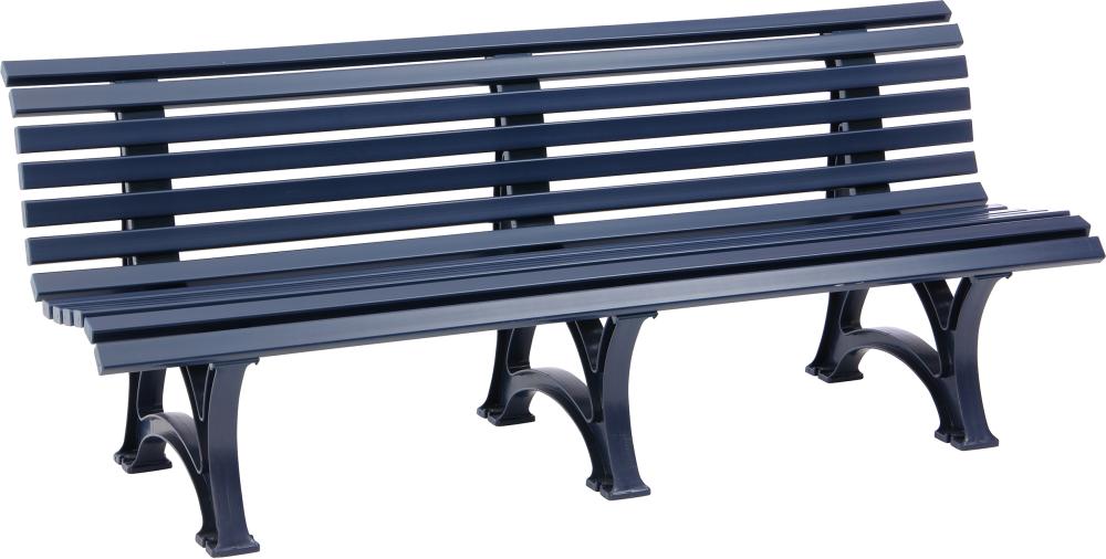 Gartenbank BORKUM 4-Sitzer Länge 2000 mm blau Blome Produktbild img1 L