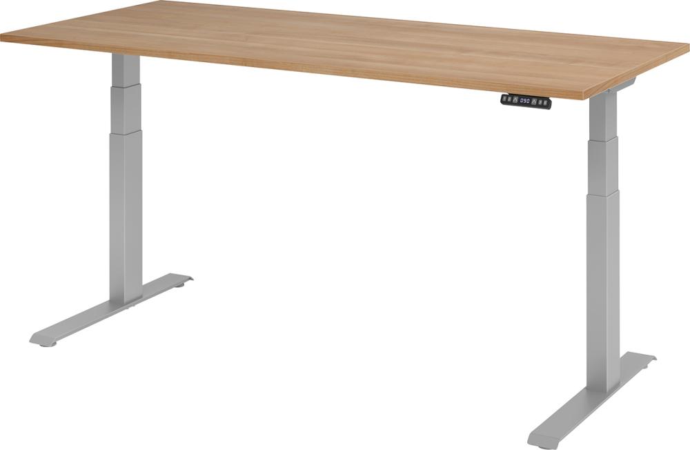 Schreibtisch XDKB19 180 x 80 cm Nussbaum, 25 mm dick ABS-Dickkante Produktbild img1 L