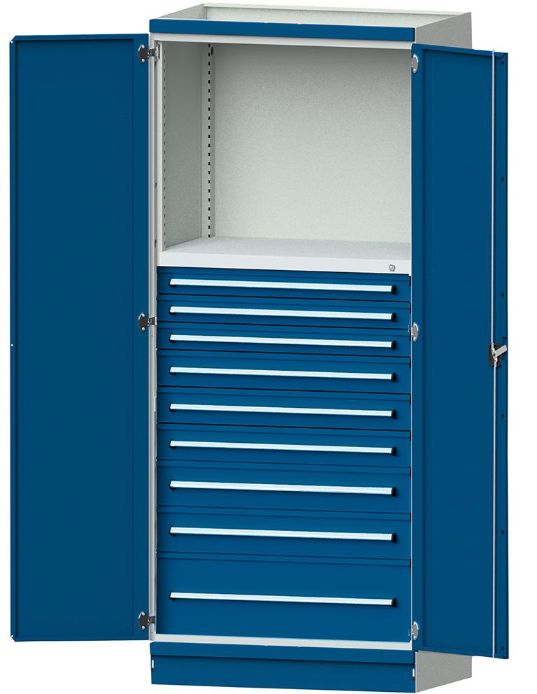 Anke Schublade B900xT600mm FH300mm RAL 5010 Traglast 200kg Produktbild img1 L